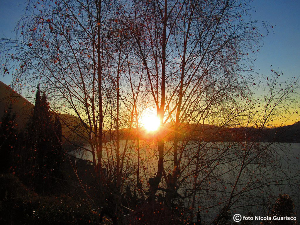 Autumn, sunset